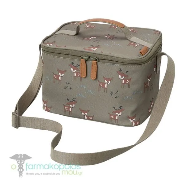 Fresk Isothermal Food Bag Large from Recycled Bottles Pet 15x23x18cm, 1pc - Deer Olive