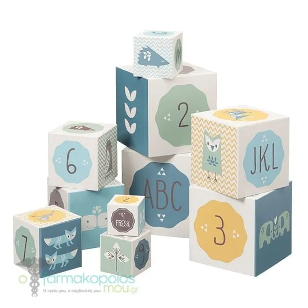 Fresk Stacking Blocks, 10pcs - Boy
