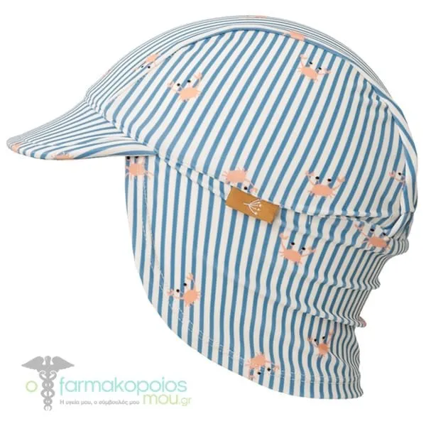 Fresk Καπέλο Τύπου Λεγεωνάριου με Προστασία UV50 Stripes &amp; Crabs, 1τεμ