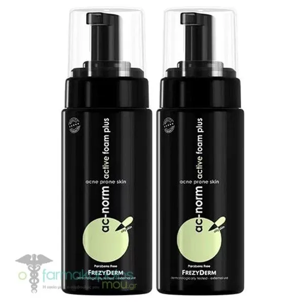 Frezyderm AC Norm Active Foam Plus for Oily Skin, 2x150ml