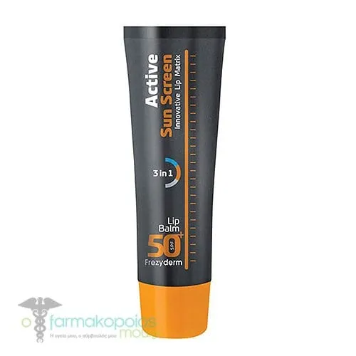 Frezyderm Active Sun Screen Lip Balm SPF50+, 15ml