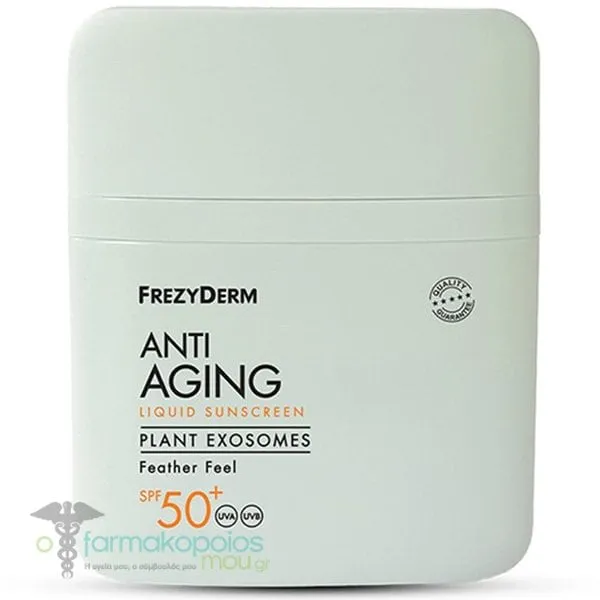 Frezyderm Anti-Aging Plant Exosomes Αντιγηραντικό Αντηλιακό Προσώπου Ελαφριάς Υφής SPF50+, 50ml