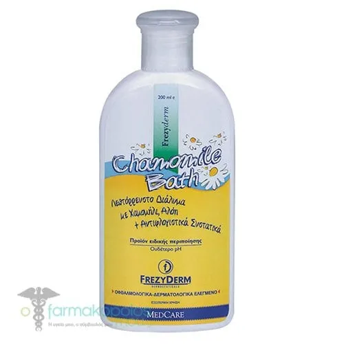 Frezyderm Baby Chamomile Bath Liquid Solution for Sensitive & Irritated Skin, 200ml