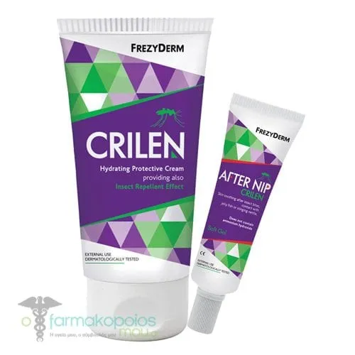 Frezyderm Crilen Insect Repellent Pack with Hydrating Protective Cream, 125ml & After Nip Gel, 30ml, 1set