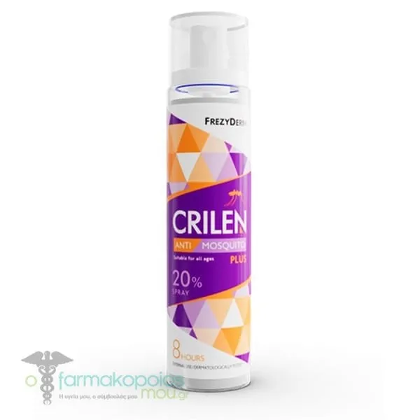 Frezyderm Crilen Anti-Mosquito Plus Spray 20%, 100ml