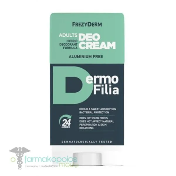 Frezyderm Dermofilia Adults Deo Cream Hybrid Deodorant Formula Αποσμητικό σε Μορφή Κρέμας, 40ml