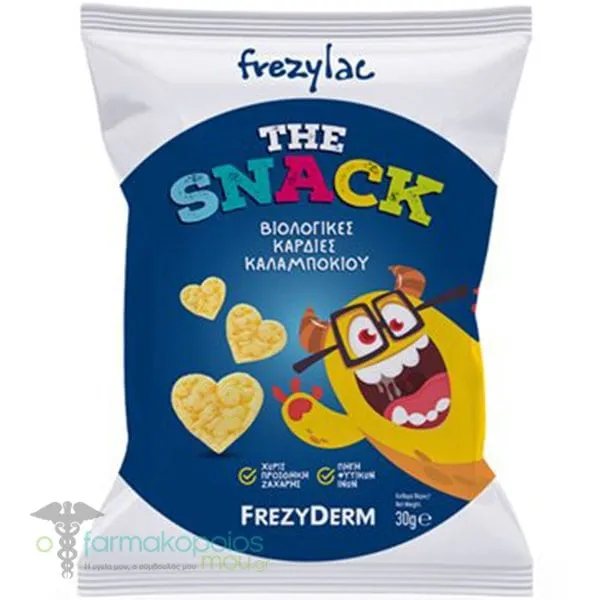 Frezyderm Frezylac The Snack Organic Corn Hearts, 30gr