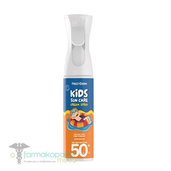 Frezyderm Kids Sun Care Cream Spray Water Resistant SPF50+, 275ml
