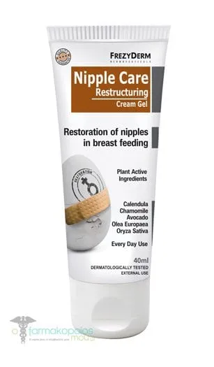 Frezyderm Nipple Care Restructuring Cream Gel, 40ml