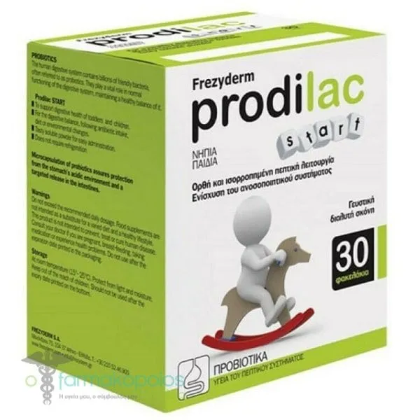 Frezyderm Prodilac Start Probiotics for Infants & Toddlers up to 2 Years, 30sachets