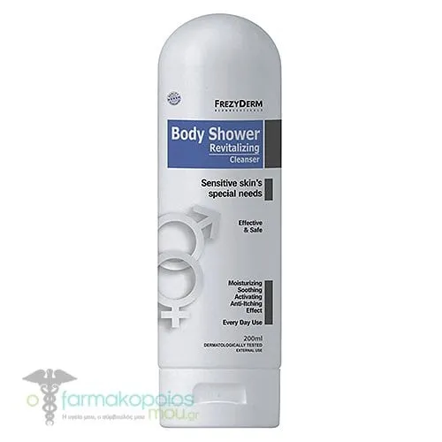 Frezyderm Body Shower Revitalizing Cleanser Sensitive Skin, 200ml