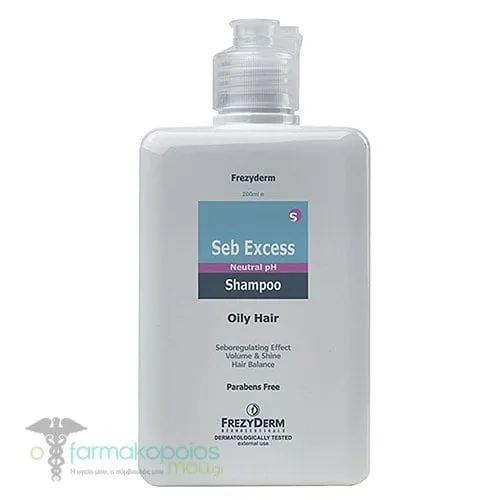 Frezyderm Seb Excess Shampoo Oily Hair, 200ml