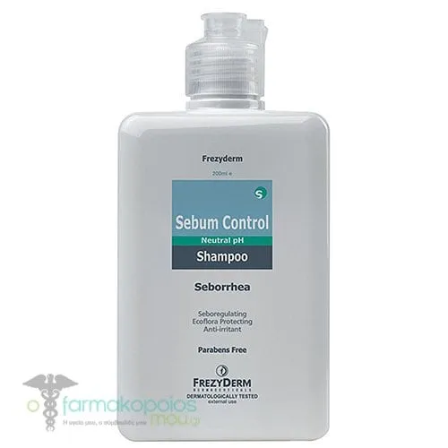 Frezyderm Sebum Control Shampoo Σαμπουάν κατά της Σμηγματορροϊκή Δερματίτιδα &amp; της Λιπαρότητας, 200ml