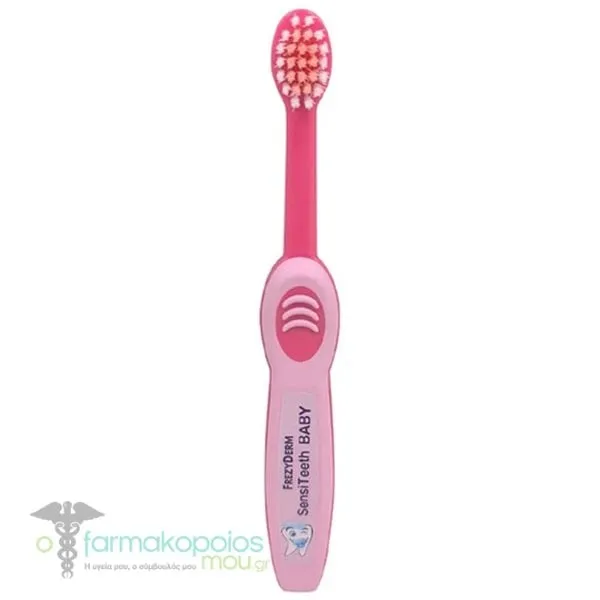 Frezyderm Sensiteeth Baby Toothbrush Soft for 6-36 Months, 1pcs - PINK
