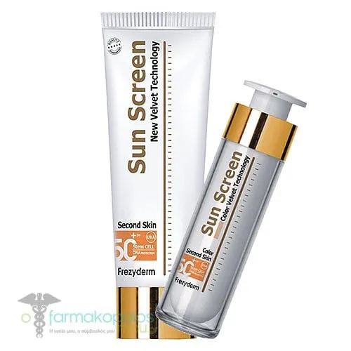 Frezyderm Pack with Sun Screen Colour Velvet Face Cream SPF50+, 50ml & Sun Screen Velvet Body Lotion SPF50+, 125ml