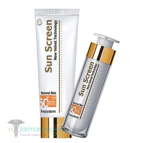 Frezyderm Pack with Sun Screen Velvet Face Cream SPF50+, 50ml & Sun Screen Velvet Body Lotion SPF50+, 125ml