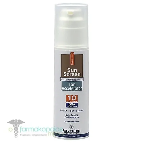 Frezyderm Sunsreen Tan Accelerator SPF10 Face & Body, 150ml