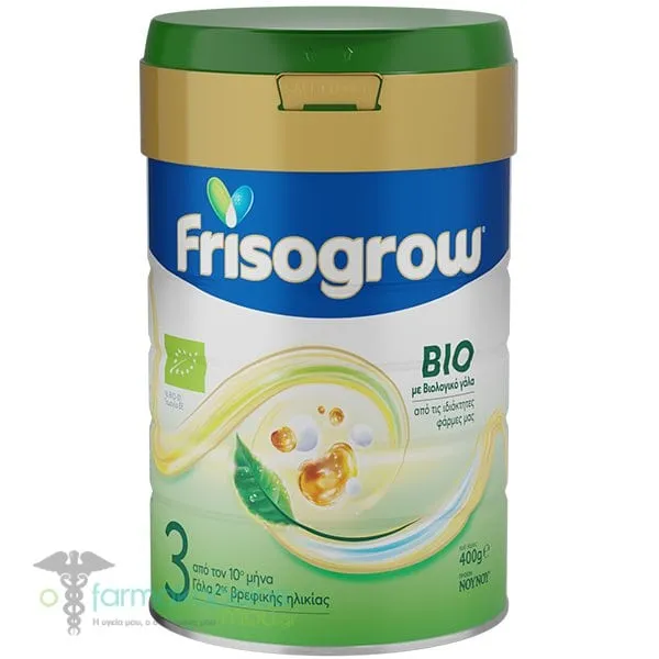 Frisogrow 3 BIO Γάλα 2ης Βρεφικής Ηλικίας σε Σκόνη από 10m+, 400g