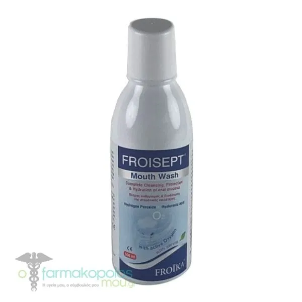 Froika Froisept Mouth Wash Στοματικό Διάλυμα για Πλήρη Καθαρισμό & Ενυδάτωση της Στοματικής Κοιλότητας, 500ml
