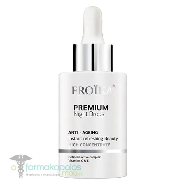 Froika Premium Night Drops Anti-Ageing Εντατικό Λάδι Νυκτός, 30ml