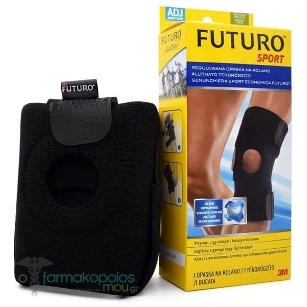 Futuro Adjustable Knee Pad for Right and Left Foot, 1pc