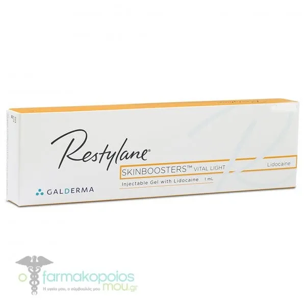Galderma Restylane Skinboosters Vital Light Lidocaine Injectable Gel, 1ml