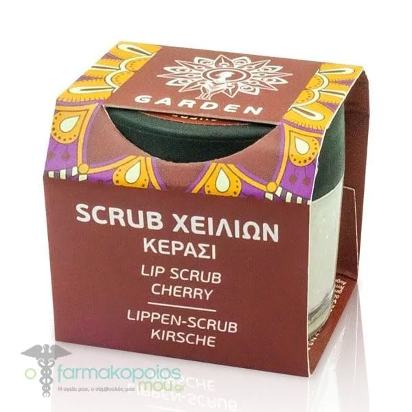 Garden Lip Scrub with Sugar Grains Cherry, 12g