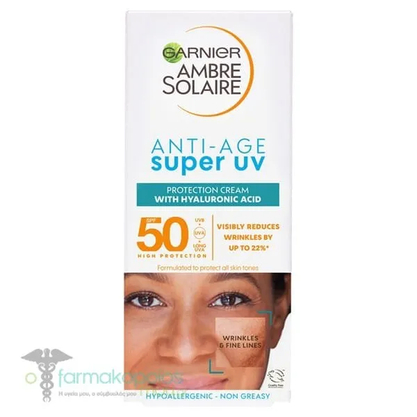 Garnier Ambre Solaire Anti-Age Super UV SPF50, 50ml
