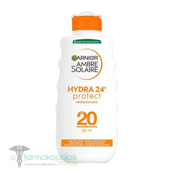 Garnier Ambre Solaire Hydra 24h Protect Milk SPF20, 200ml