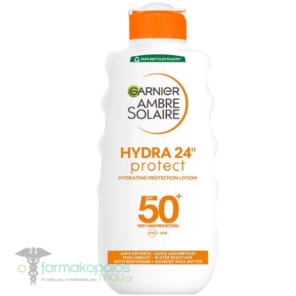 Garnier Ambre Solaire Hydra 24h Protect Milk SPF50+, 200ml