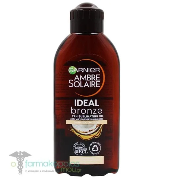 Garnier Ambre Solaire Ideal Bronze Tan Sublimating Oil, 200ml