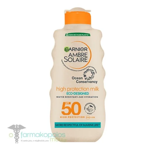 Garnier Ambre Solaire Ocean Conservancy High Protection Milk SPF50, 200ml