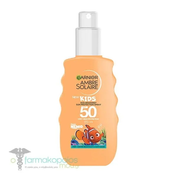 Garnier Ambre Solaire Kids Nemo Spray Sun Cream SPF50+, 150ml