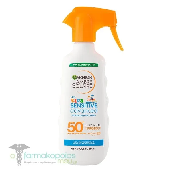 Garnier Ambre Solaire Kids Sensitive Advanced Spray SPF50+, 270ml