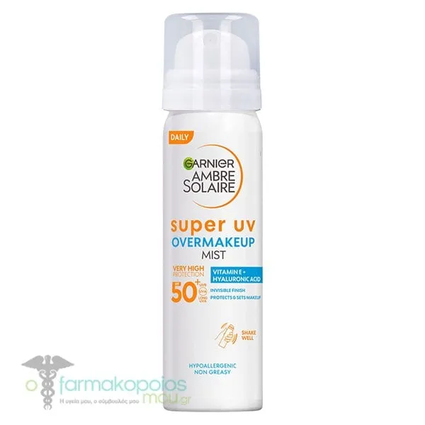 Garnier Ambre Solaire Over Makeup UV Mist SPF50+, 75ml