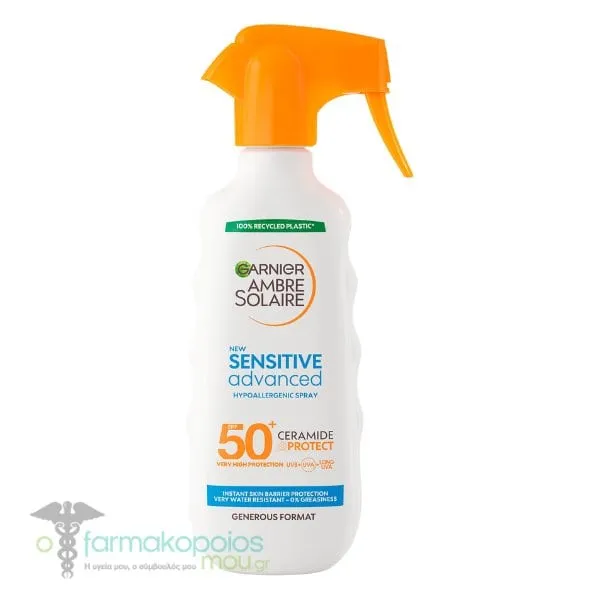Garnier Ambre Solaire Sensitive Advanced Hypoallergenic Spray SPF50+, 270ml