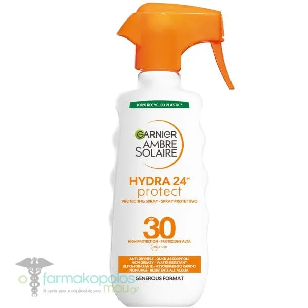 Garnier Ambre Solaire Hydra 24h Protect Spray Trigger SPF30, 270ml