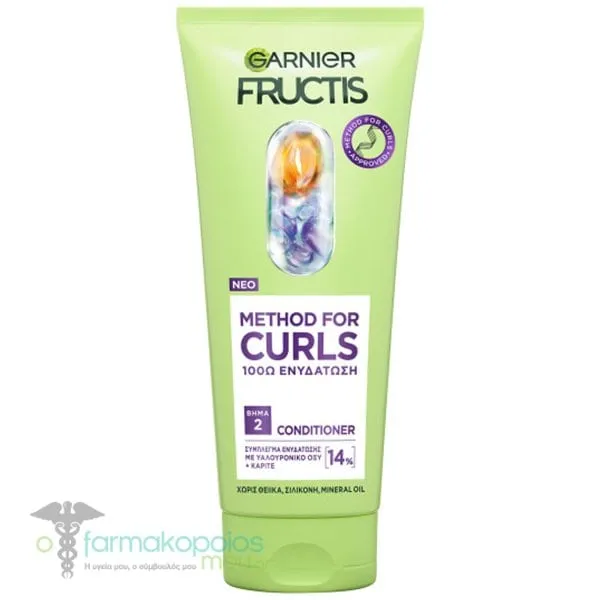 Garnier Fructis Method For Curls Βήμα 2 Κρέμα Μαλλιών, 200ml
