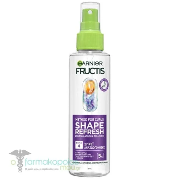 Garnier Fructis Method For Curls Βήμα 4 Σπρέι Αναζωογόνησης, 150ml