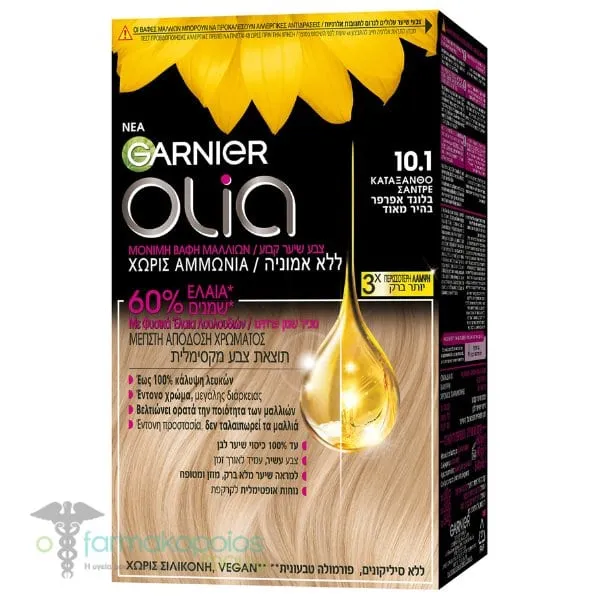 Garnier Olia Permanent Hair Dye No7.13 Blonde Sandre, 60g