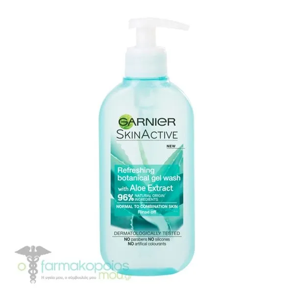 Garnier Skin Active Refreshing Botanical Gel Wash Aloe, 200ml