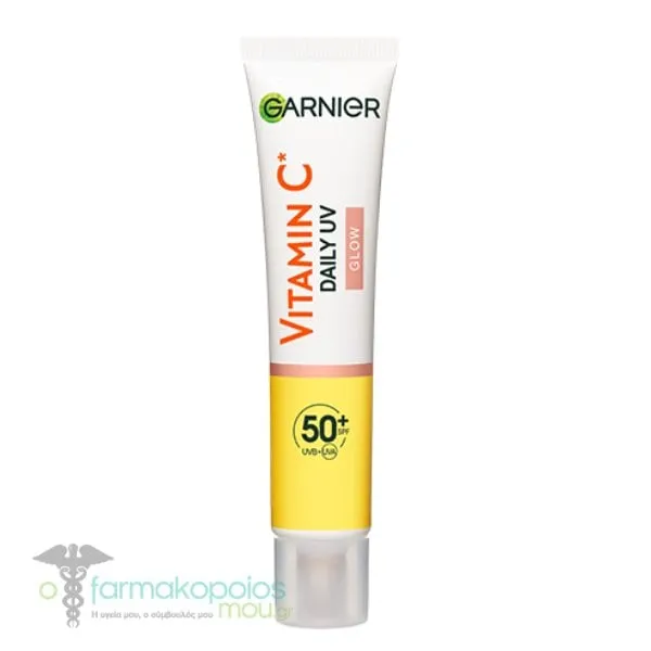 Garnier SkinActive Vitamin C Daily UV Glow-Boosting Fluid Glow SPF50+, 40ml