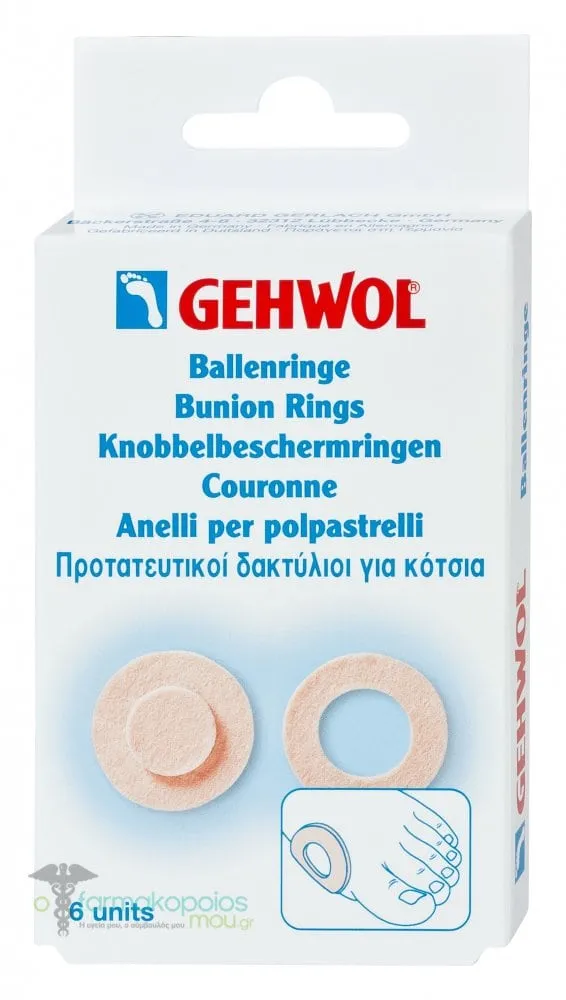Gehwol Bunion Ring Round, 6pcs