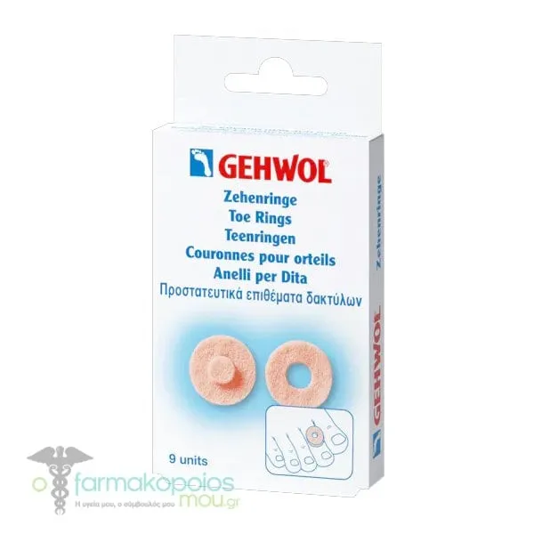 Gehwol Toe Rings, 9pcs