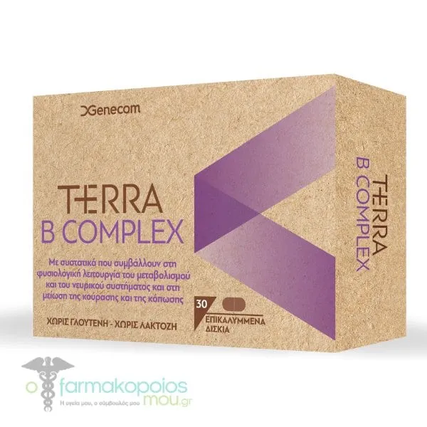 Genecom Terra B-Complex, 30tabs