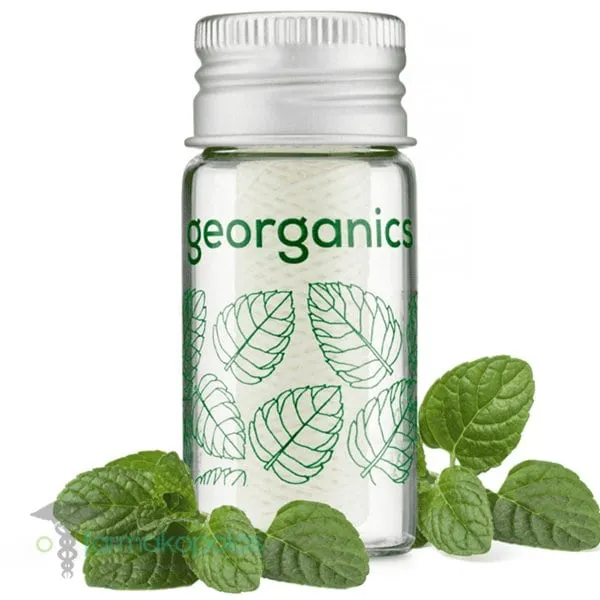 Georganics Οδοντικό Νήμα Χωρίς Φθόριο με Γεύση Δυόσμο, 50m