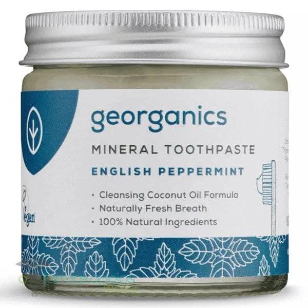 Georganics Mineral Οδοντόκρεμα Χωρίς Φθόριο με Γεύση Μέντα, 60ml
