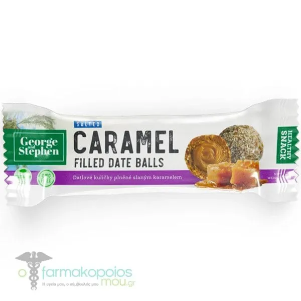 George and Stephen Salted Caramel Filled Date Balls, 45g
