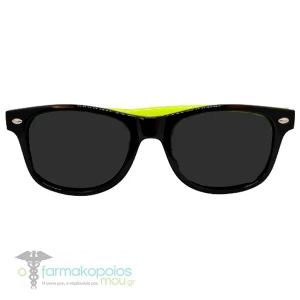 Giannini Eyewear Kids Polarized Sunglasses Παιδικά Γυαλιά Δίχρωμο Μαύρο-Λαχανί (11010), 1τεμ