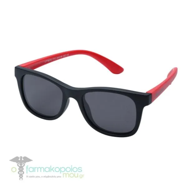 Giannino Polarized Παιδικά Γυαλιά Ηλίου (GPG-18010 C12) Μαύρο Κόκκινο, 1τεμ